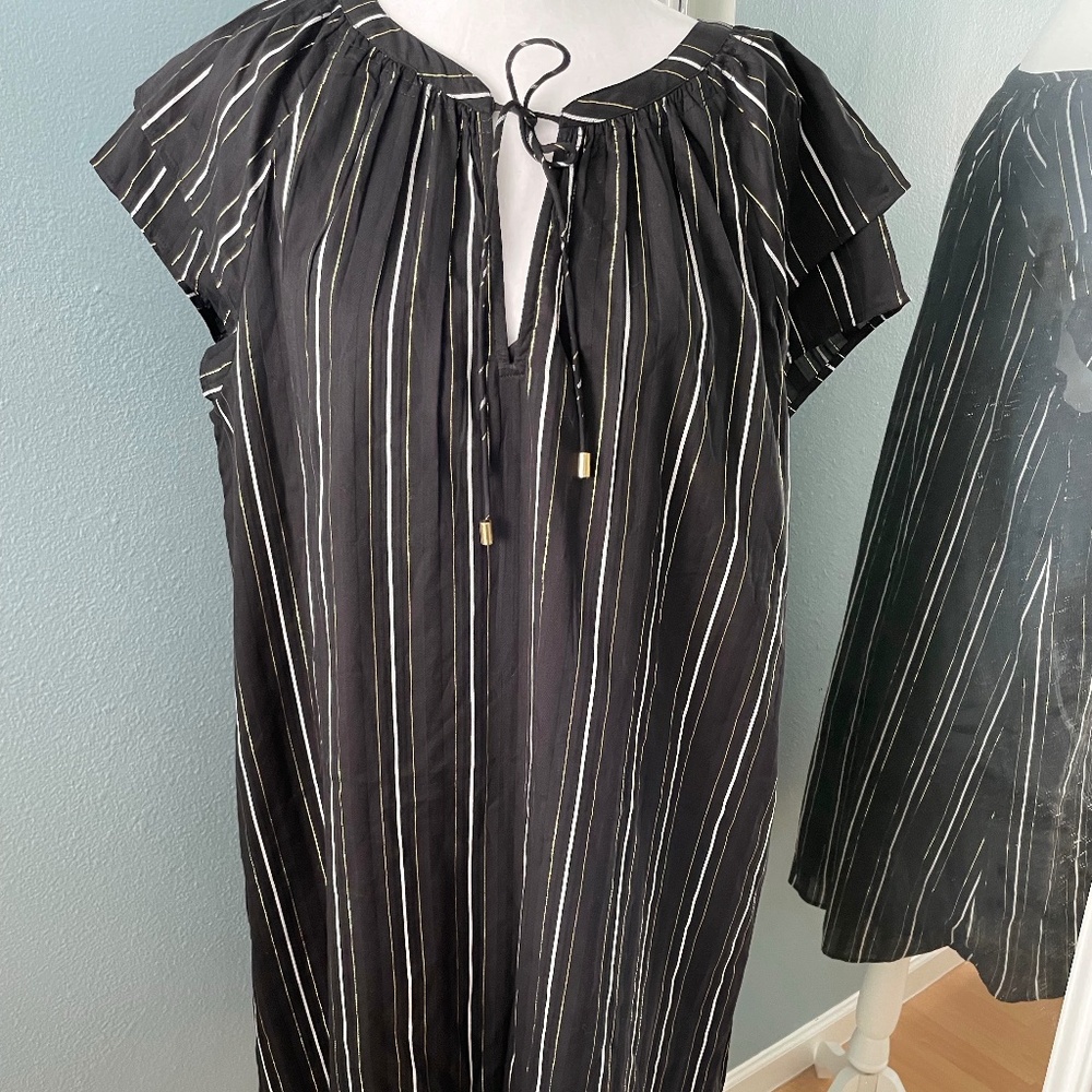 Ann Taylor Metallic Shift Dress